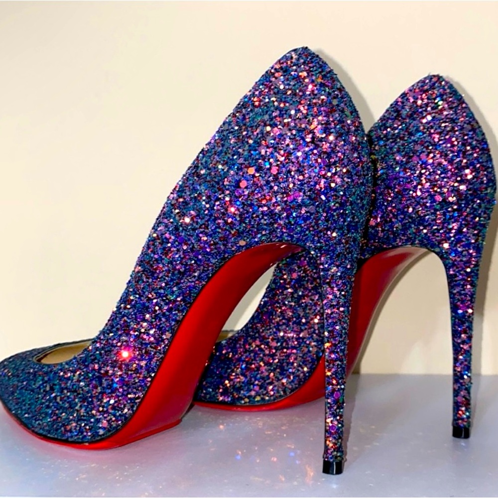 Christian Louboutin Pigalle Follies Glitter Dragonfly
Pumps Heel Shoes ❤️‍🔥